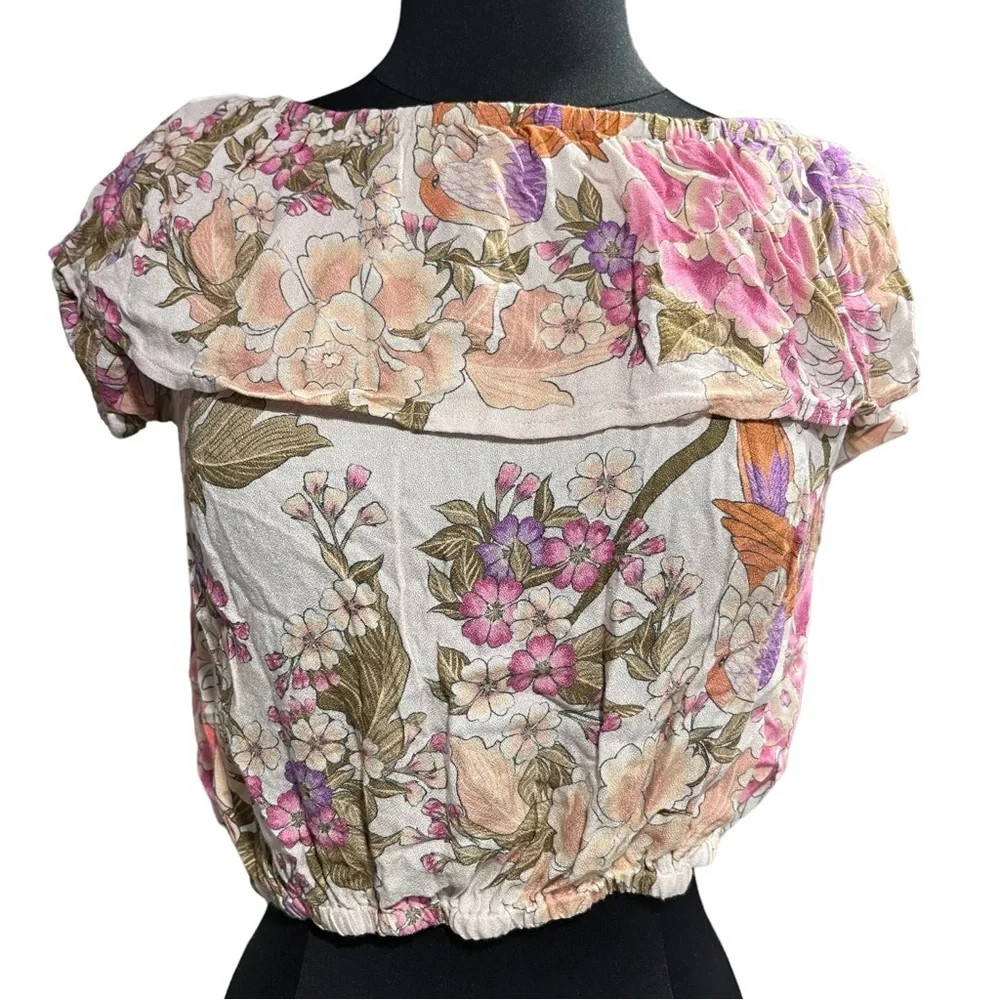 Spell & The Gypsy Blue Skies Off The Shoulder Top